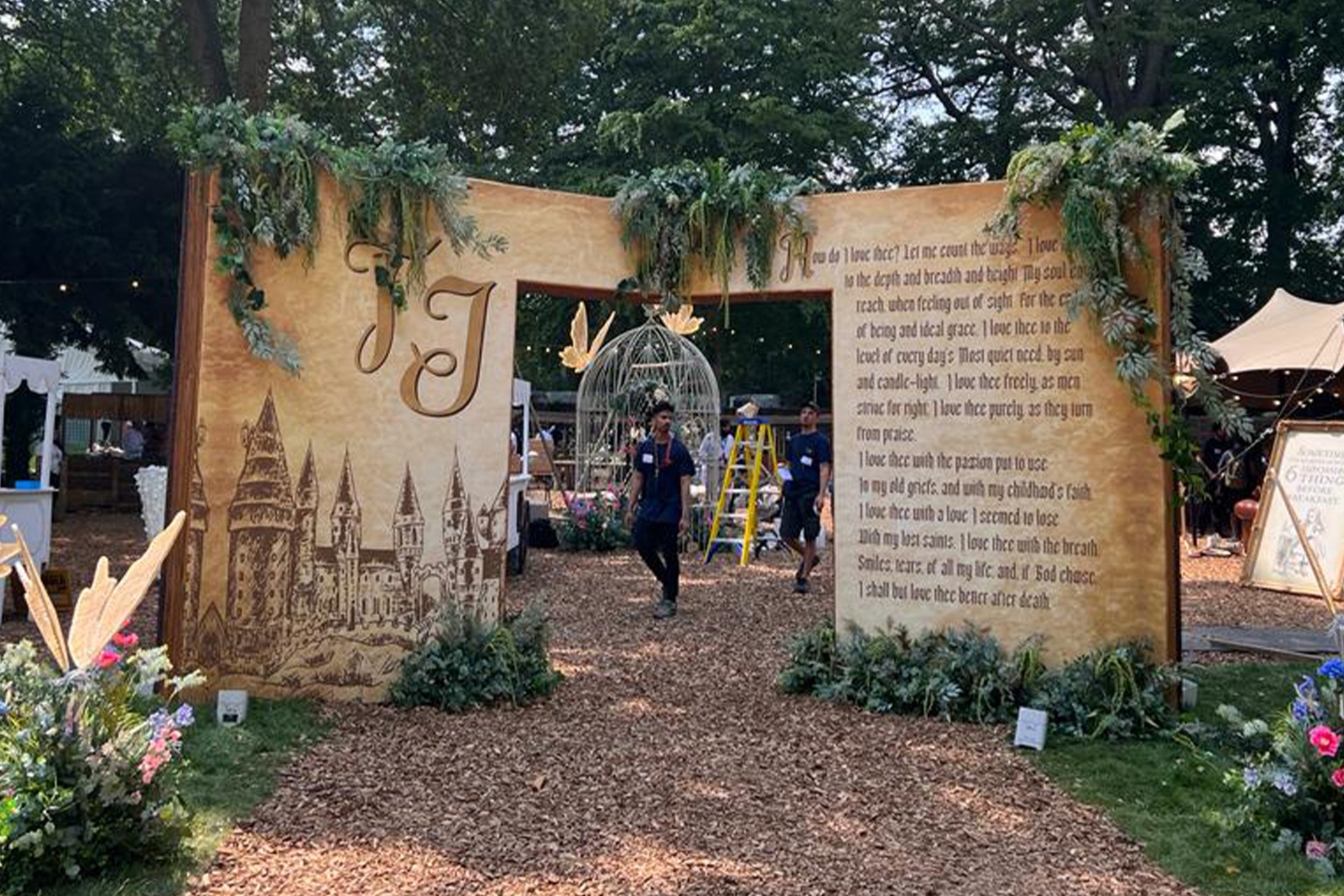 Once Upon A Time themed event installation with custom printed graphics by SP Design