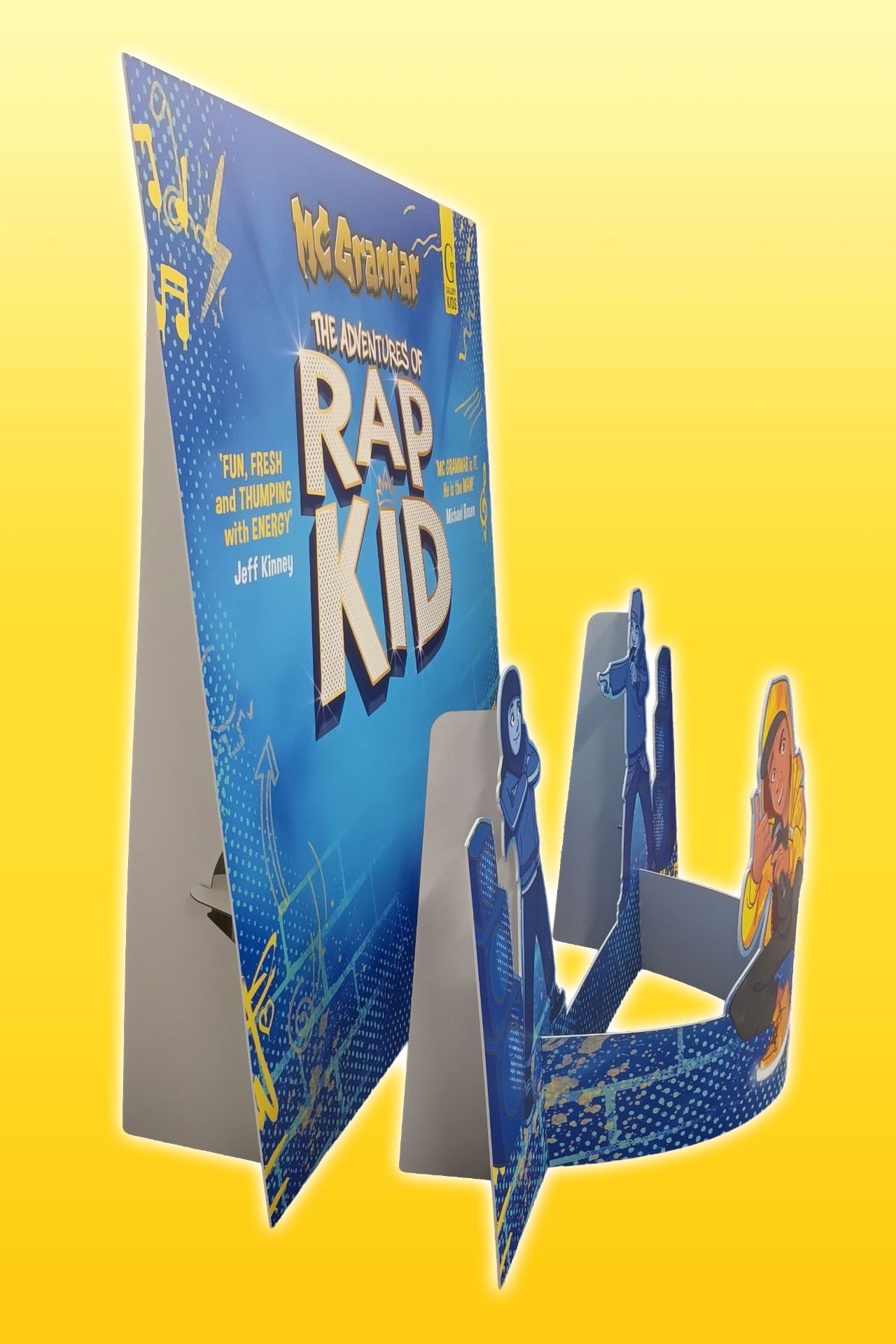 MC Grammar Rap Kid display angled view showing 3D construction